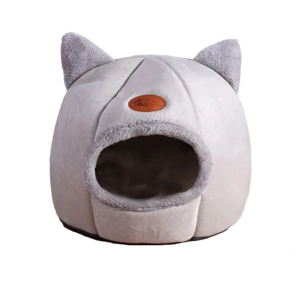 Deep Sleep Comfort In Winter Cat Bed - Image 4