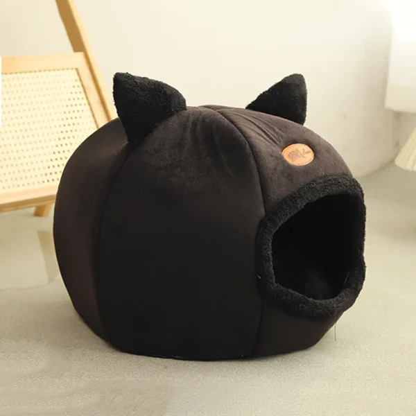 Deep Sleep Comfort In Winter Cat Bed - Image 6
