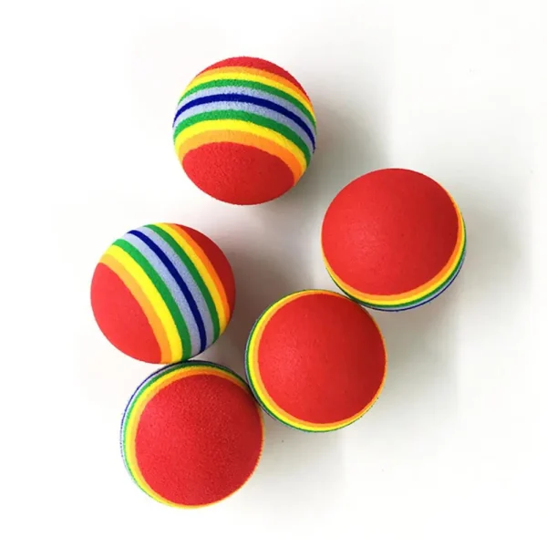 Rainbow Foam Fetch Balls - Image 3