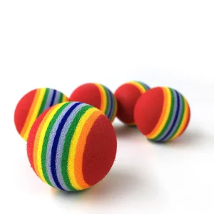 Rainbow Foam Fetch Balls