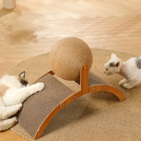2 In 1 Cat Scratching Ball - Image 6
